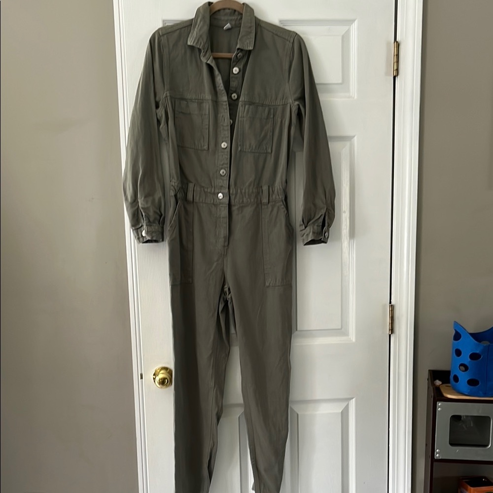NWOT Denim Utility Jumpsuit